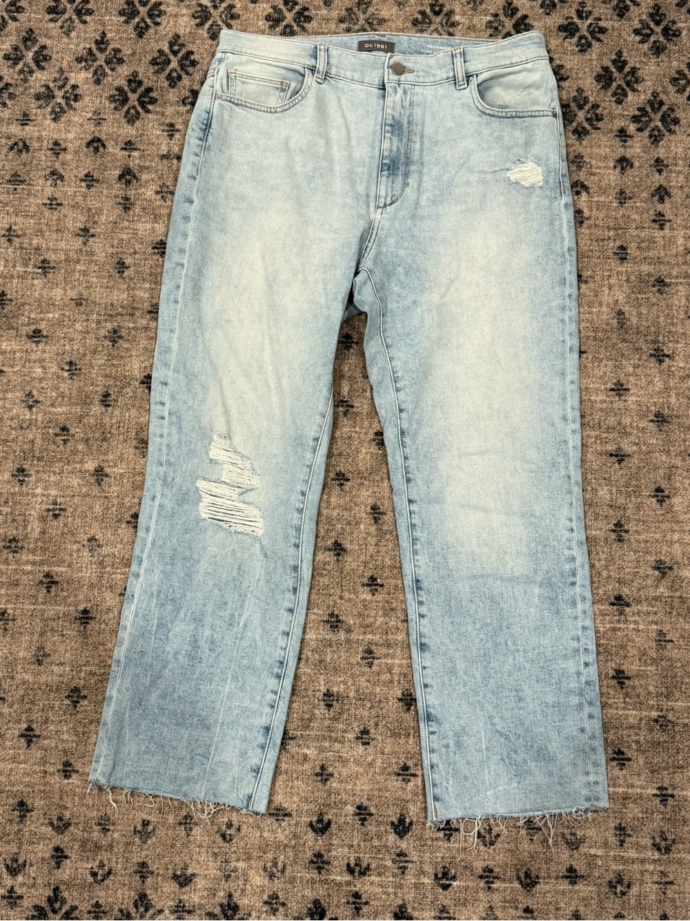 DL1961 Patti Straight High Rise Vintage Ankle Jeans